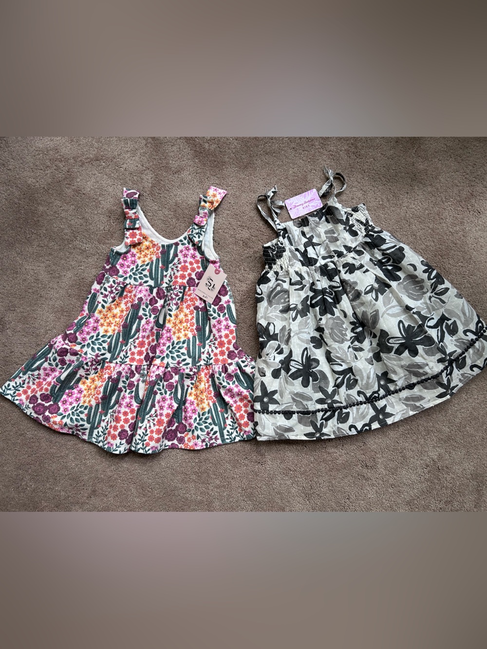 Bundle of 2 - Floral Print Toddler Dresses Tommy Bahama & Sincerely Jules